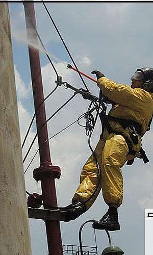 Limpeza de fachadas em altura Limpeza de fachadas em altura
