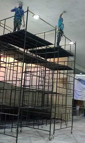 Locação de andaimes para obras Locação de andaimes para obras