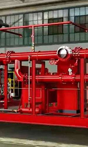 Montagem de tubulação de incêndio Montagem de tubulação de incêndio