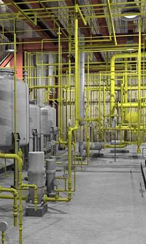 Montagem de tubulações em aço inox Montagem de tubulações em aço inox